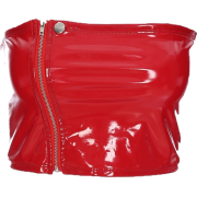 Solid color zip PU leather wrapped chest - Tunike - $15.99  ~ 101,58kn