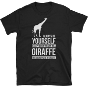 Spirit animal shirt, giraffe t shirt - Майки - короткие - 