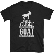 Spirit animal shirt, goat shirt - Camisola - curta - 