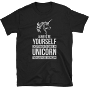 Spirit animal shirt, unicorn shirt - Camisola - curta - 
