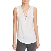 Splendid Womens Slub Tees Lace Up Tank - Košulje - kratke - $32.37  ~ 205,63kn