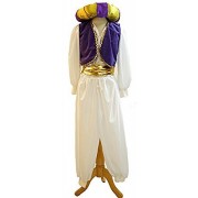 Stage-Panto-World Book Day-Aladdin-NEW! GENIE OF THE LAMP with DOUGHNUT HAT Ladies Fancy Dress Costume - All Adult Sizes - ワンピース・ドレス - $75.00  ~ ¥8,441