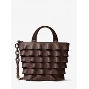 Stanwyck Large Ruffled French Calf Tote - Hand bag - $1,950.00 