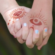 Starry Eyes Henna Tattoo Stencil - Cosmetics - $1.99 