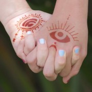 Starry Eyes Henna Tattoo Stencil - Cosmetica - $1.99  ~ 1.71€