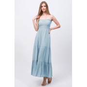 Strapless Maxi Dress - Dresses - $32.45 