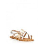 Strappy Toe Ring Sandals - Sandals - $12.99 