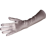 Stretch Satin Dress Gloves Forearm Length - Gloves - $9.99 