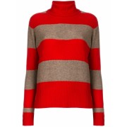 Striped Roll Neck Sweater - Myファッションスナップ - $267.00  ~ ¥30,050