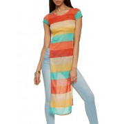 Striped Knit Maxi Top - Top - $7.99  ~ 6.86€