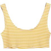 Striped short-sleeved strapless vest - Chalecos - $15.99  ~ 13.73€