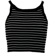 Stripe narrow shoulder wool vest - Vests - $19.99 
