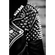 Studded Leather Jacket - Moje fotografije - 