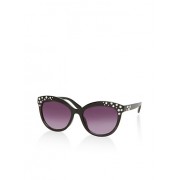 Studded Cat Eye Sunglasses - Sunglasses - $4.99 