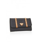 Studded Faux Leather Foldover Clutch - Carteras tipo sobre - $14.99  ~ 12.87€