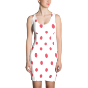 Sublimation Red Dots Cut & Sew Dress - Dresses - $49.00 