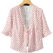 Summer printed knotted top - Košulje - kratke - $25.99  ~ 165,10kn