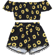 Sunflower Crop Top And Pompoms Shorts Se - pantaloncini - 