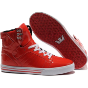 Supra-Skytop High Tops Red Red - Zapatos clásicos - 
