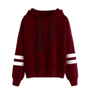 SweatyRocks Sweatshirt Women's Pullover Sweatshirt Letter Print Hoodie - Camisas - $12.99  ~ 11.16€