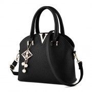 Sweet Women's Small Size Blend Casual Cross body Shell Shape Top Hand Tote Purse Bag - Bag - $24.99 