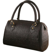 TANYA Designer Inspired Classic Alphabet Letter Engraved Medium Satchel Handbag Tote Hobo Bag Purse - Hand bag - $27.50 