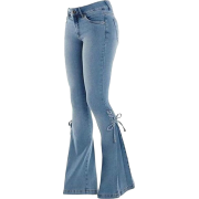 TKMUNY Lace up stretchy juniors jeans - Traperice - 