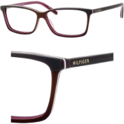 TOMMY HILFIGER Eyeglasses 1123 04T2 Brown 55MM - Prescription glasses - $84.00  ~ 72.15€