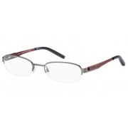 TOMMY HILFIGER Eyeglasses 1164 0V66 Dark Ruthenium / Red 53mm - Eyeglasses - $114.00 