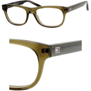 TOMMY HILFIGER Eyeglasses 1170 0V9B Transparent Olive / Striped Gray 50mm - Brillen - $99.00  ~ 85.03€