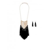 Tassel Bib Necklace with Earrings - Aretes - $6.99  ~ 6.00€