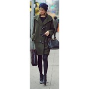 Taylor's Olive Toggle Coat - My look - 