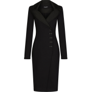 Technical jersey midi coat dress - Dresses - $3,345.00 