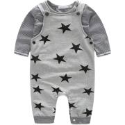 Tee and Star Print Overall  - Pijamas - $17.99  ~ 15.45€
