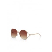 Textured Metallic Frame Sunglasses - Sunglasses - $5.99 