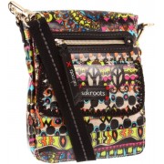 The SAK Artist Circle Small Flap Messenger Cross Body Neon One World - Borse - $39.00  ~ 33.50€