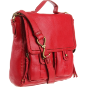 The SAK Fontana Leather Flap Cross Body Scarlet - Borse - $104.49  ~ 89.74€