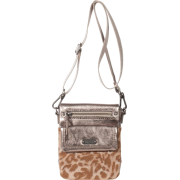 The SAK Parker Leather Small Flap Messenger Cross Body Leopard Sparkle - Borse - $62.30  ~ 53.51€