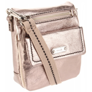 The SAK Parker Leather Small Flap Messenger Cross Body Pyrite - Borse - $46.00  ~ 39.51€