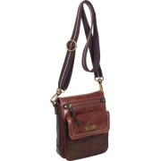 The SAK Parker Leather Small Flap Messenger Cross Body Teak Multi - Borse - $62.30  ~ 53.51€