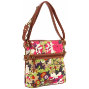 The Sak Artist Circle Crossbody Taupe Flower Power - Borse - $59.00  ~ 50.67€