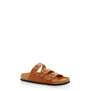 Three Strap Footbed Sandals - Sandale - $12.99  ~ 11.16€