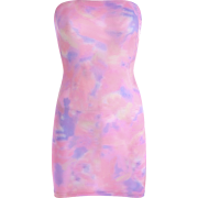 Tie-dye carefully machine tube top dress - Obleke - $25.99  ~ 22.32€