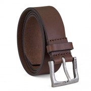Timberland Mens Leather Belt Classic Jean Belt With Logo Buckle 1.4 Inches Wide (Big And Tall Sizes Available) - Cinturones - $19.99  ~ 17.17€