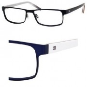 Tommy Hilfiger 1127 (04XR) Matte Blue / Blue Red White 55mm - Prescription glasses - $84.00  ~ 72.15€