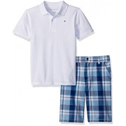 Tommy Hilfiger Baby Boys' 2 Pieces Polo and Plaid Short Sets - pantaloncini - $27.99  ~ 24.04€