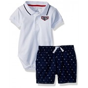 Tommy Hilfiger Baby Boys 2 Pieces Creeper Polo Shorts Set - Shorts - $33.24 