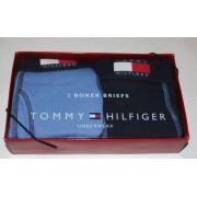 Tommy Hilfiger Boxer Briefs, 2 Pack-Gift Boxed Size: Small-(28-30) - Jadwin - Blue/Navy - Underwear - $34.50 
