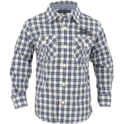 Tommy Hilfiger Boys (2-8 Years) Checked Long Sleeve Shirt Blue - Košulje - duge - $73.05  ~ 464,06kn