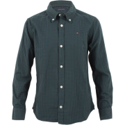 Tommy Hilfiger Boys (age 9-16) Penn Gingham Shirt Green - Košulje - duge - $81.25  ~ 69.78€